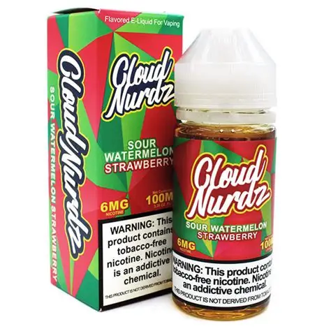 CLOUD NURDZ SOUR WATERMELON STRAWBERRY