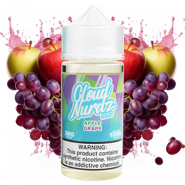 CLOUD NURDZ GRAPE APPLE ICE