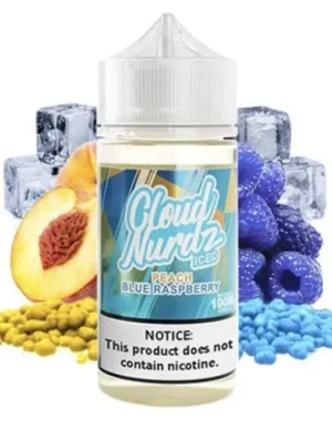 CLOUD NURDZ PEACH BLUE RASPBERRY ICE