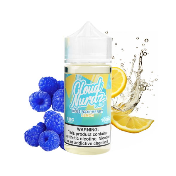 CLOUD NURDZ BLUE RASPBERRY LEMON ICE