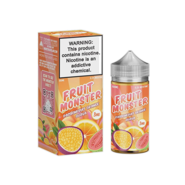FRUIT MONSTER PASSIONFRUIT ORANGE GUAVA ICE